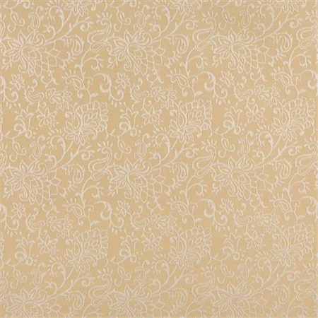Designer Fabrics Designer Fabrics B608 54 in. Wide Gold; Contemporary Floral Jacquard Woven Upholstery Fabric B608